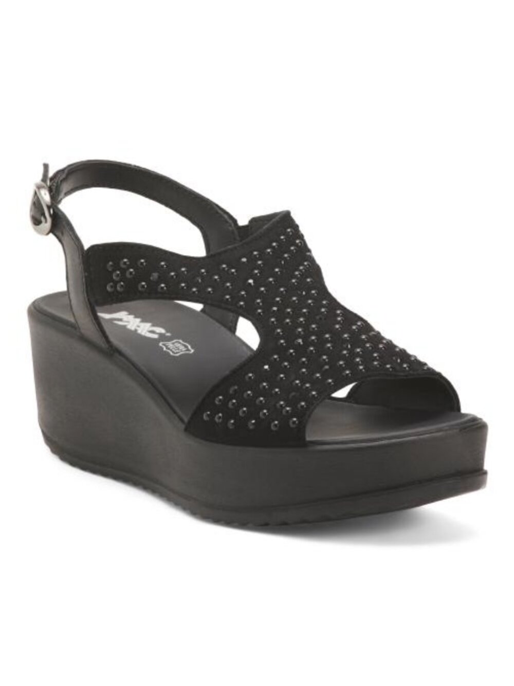IMAC Made In Italy Suede Wedge Sandals